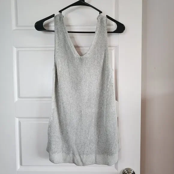 Charlie B Knit Top Women Small Color Celadon Capsule Wardrobe Neutral Minimalist - Picture 2 of 14